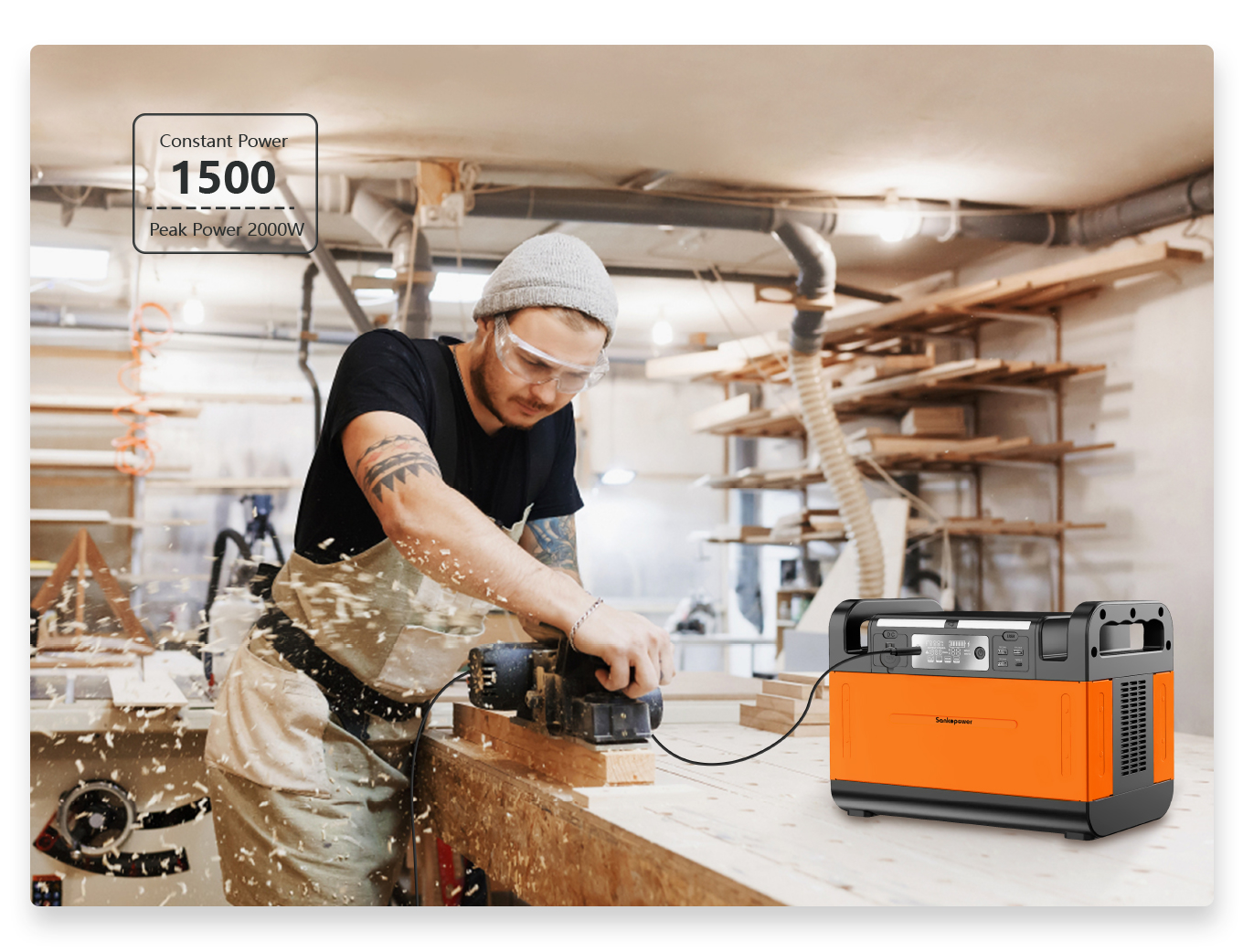 1500W LiFePO4 Portable Power K1500