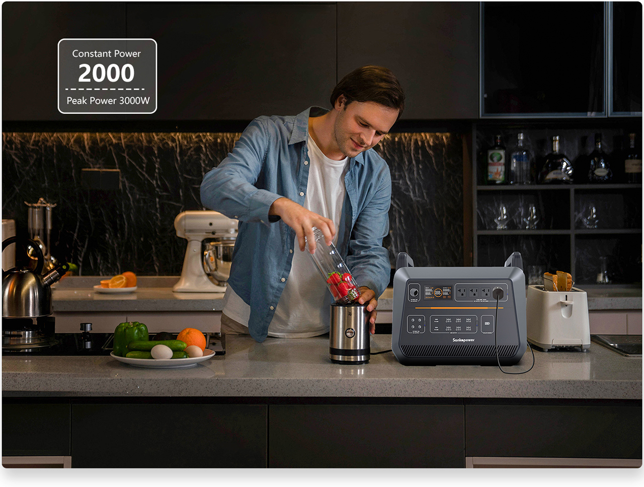 2000W LiFePO4 Portable Power Series