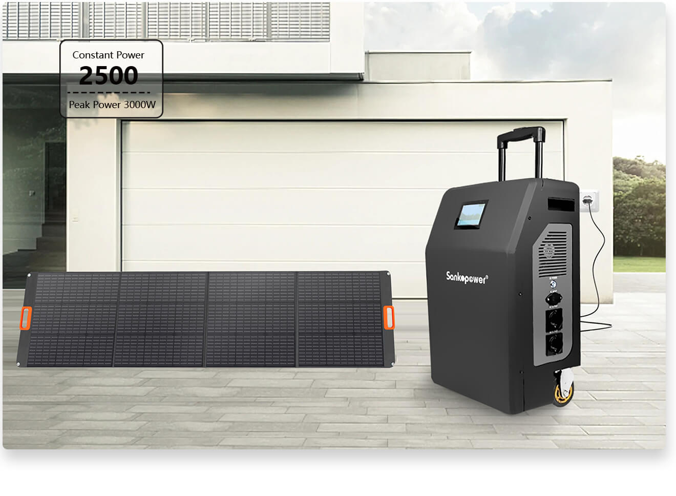 2500W Pull rod box Power Station