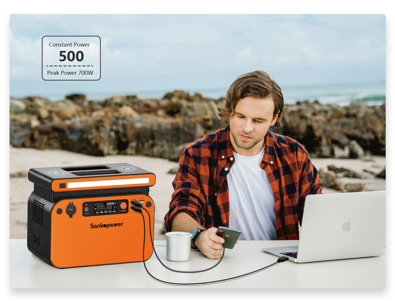 500W LiFePO4 Portable Power K500