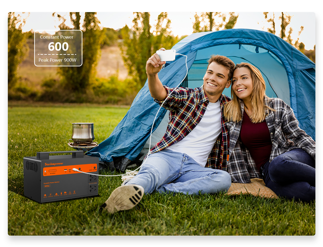 600W LiFePO4 Portable Power S600